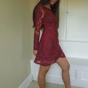 For Love and Lemons Lace Mini Dress